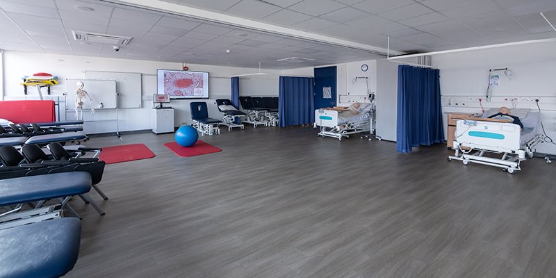 Simulation physiotherapy teaching laboratory
