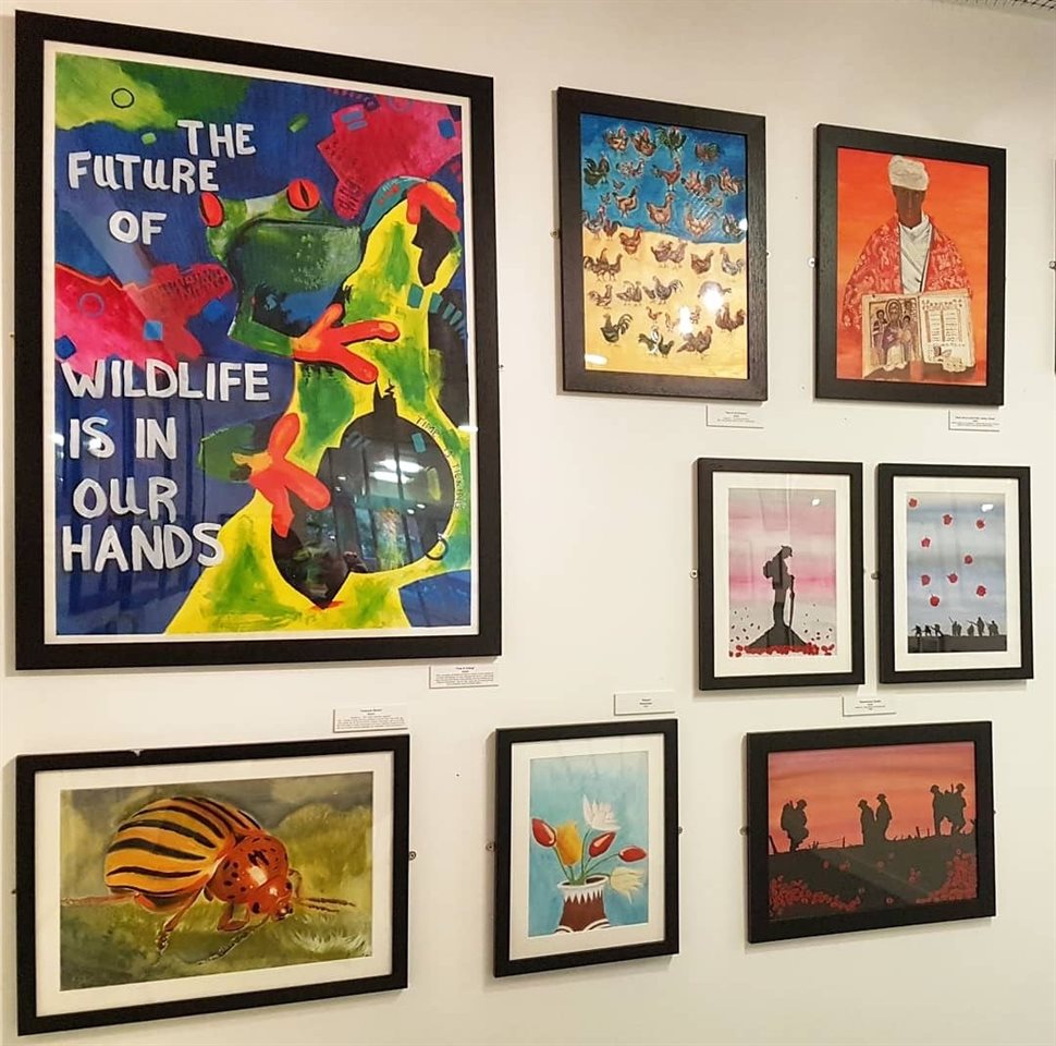The artwork went on permanent display at HMP Wandsworth in June 2019.