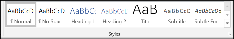 styles-section-word-document