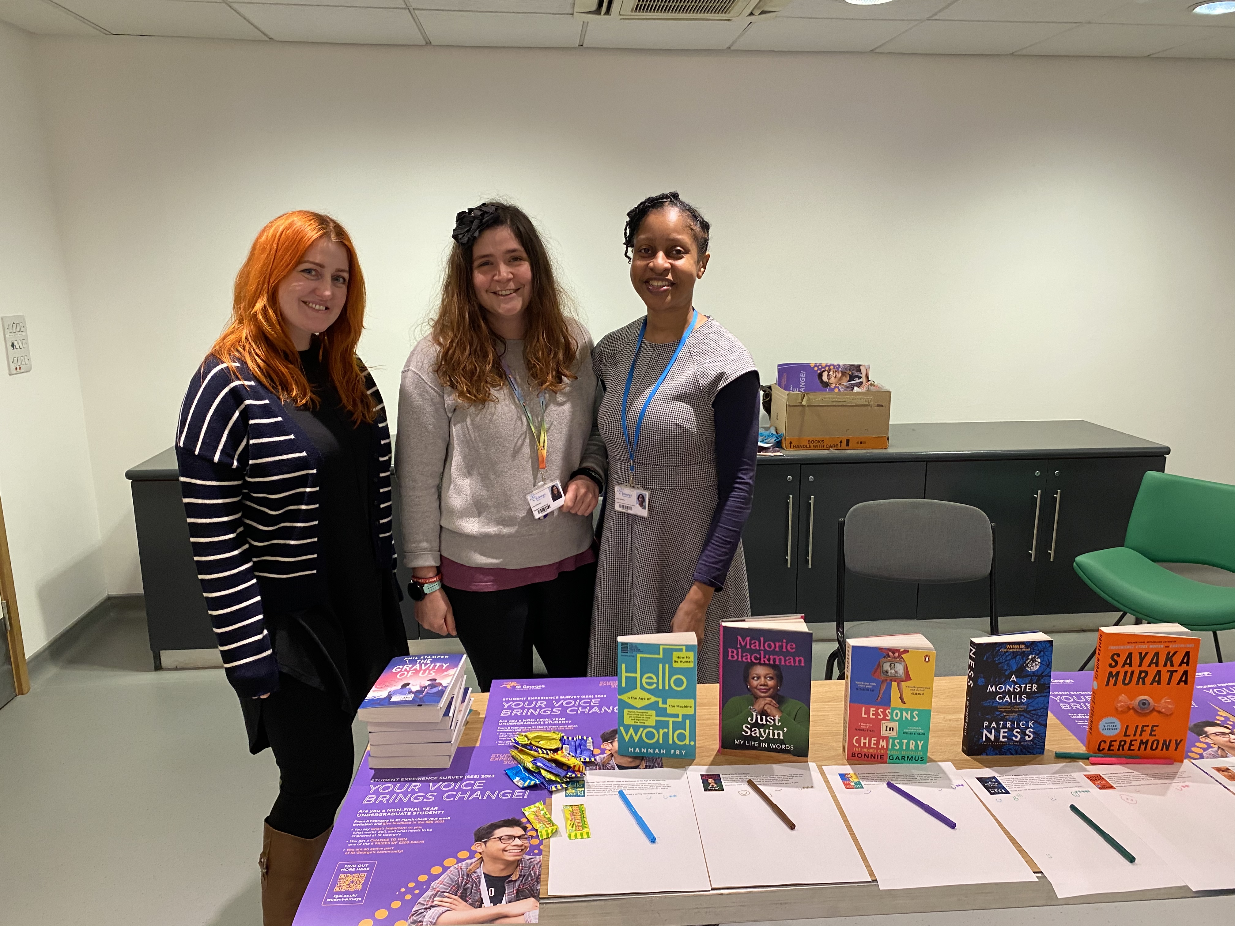 The Big Read Stall with books displayed