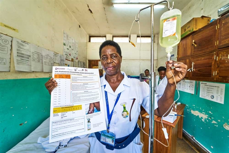 A photo of Sister Bupe from Amana Hospital, Dar es Salaam, Tanzania.