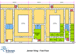 A thumbnail of a map of jenner first floor
