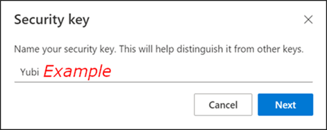 Name your security key