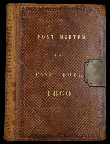 A photo of the St George's Post Mortem Register 1860
