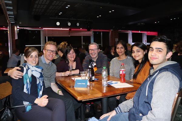 Attendees at the Quiz night.