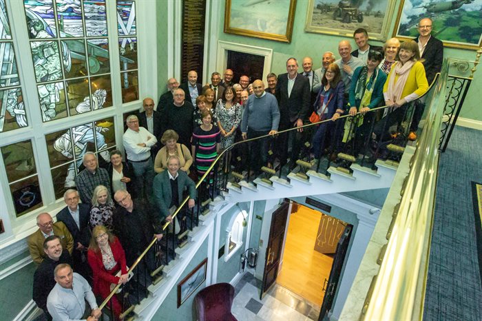 Attendees at the Guinea Pig Year reunion.