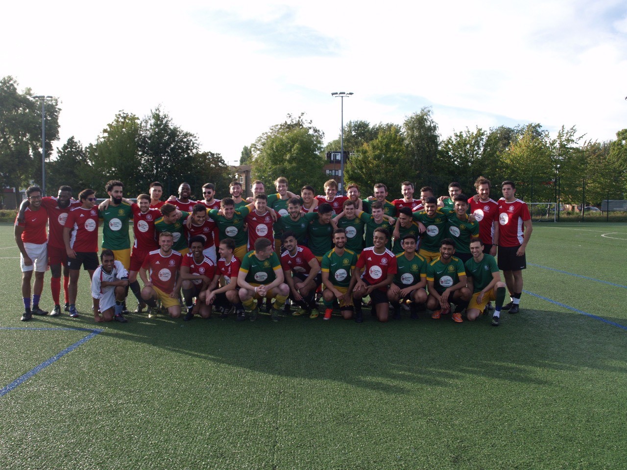 Legends and current student teams.