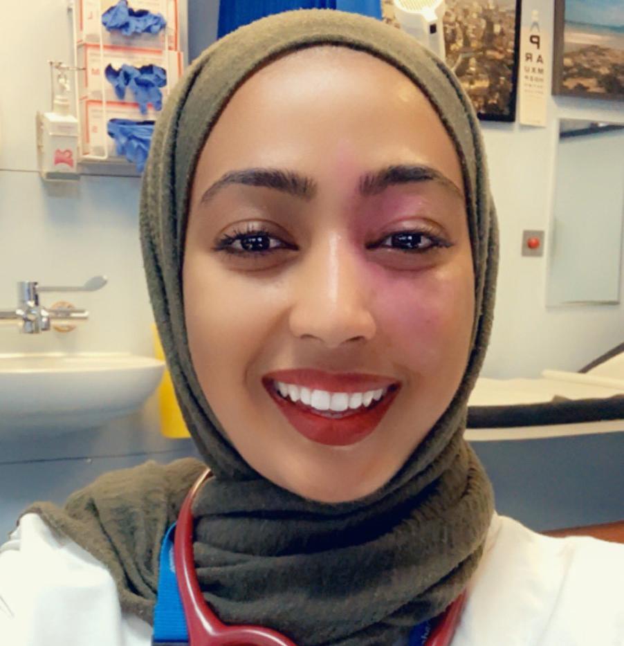 Second year Physician Associate student, Yasmina Chaudhury.