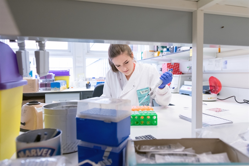 PhD student Alexa Bishop in our Vascular Biology Research Centre.