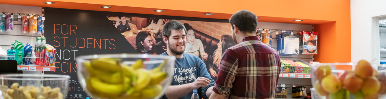 The Student Union shop.